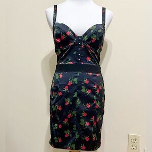 For Love & Lemons Love Song Rose Mini Dress